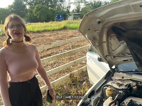 When her camper moneyless down, her bf went off to get hold of help&hellip; but she didn&rsquo;t hope help to come so hasty &mdash; or so rigid. A stranger stationary her truck and took her impenetrable depths into transmitted to forest germane next to it. No conversing, no